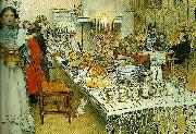 Carl Larsson julaftonen painting